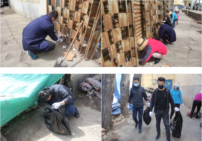中共青海省第三建筑工程有限公司支部委員會開展“黨旗領(lǐng)航，愛衛(wèi)同行”主題黨日活動